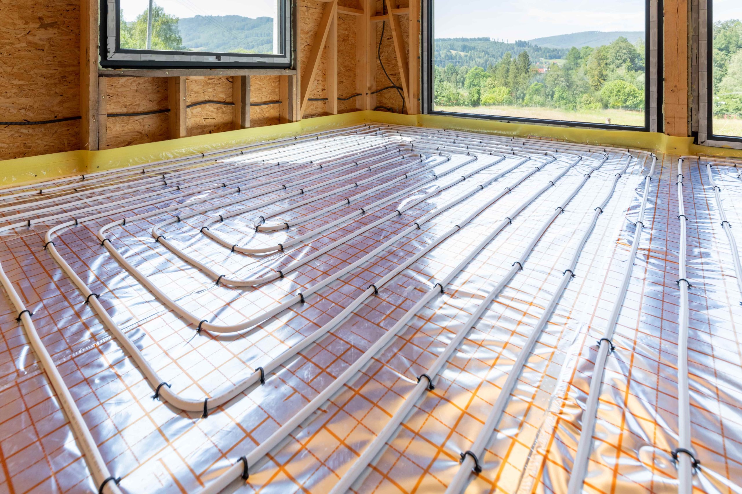 Image of radiant heating system.